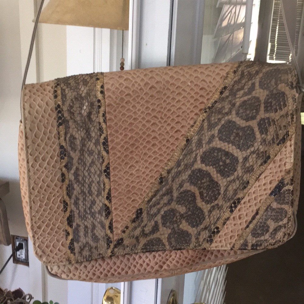 Snakeskin purse
